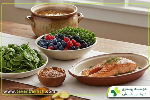 اصلاح تغذیه برای درمان خانگی دیسک کمر
